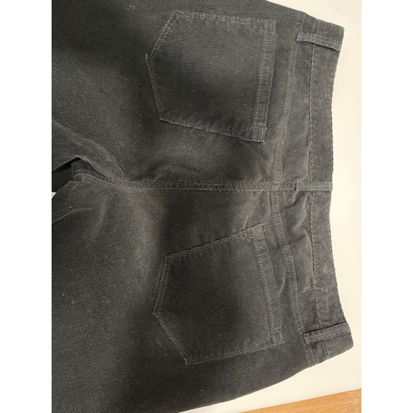 Ann Taylor Loft Size 31 Women's 12 Curvy Boot‎ Black Corduroy Pants - Picture 8 of 11